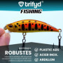 trifyd ® - Poisson Nageur Truite 6cm, Le Pack de 5 leurres de pêche