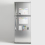 SKYCROO ® Calendrier Magnetique Frigo Blanc x3 + Accessoires - Planificateur Hebdomadaire + Mensuel + Mémo Aimanté Planning Sema
