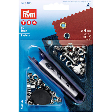 Prym Pym Silver (4 mm) Eyelet - 1 unité
