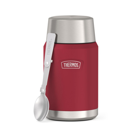 Thermos ICON Food Jar - Récipient alimentaire de 0,71 l - Double paroi en acier inoxydable 18/8 - Garde au chaud et au froid - A