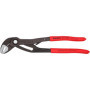 Knipex Cobra®...matic Pince multiprise grise atramentisée, gainées en plastique antidérapant 250 mm (carte LS/blister) 87 11 250