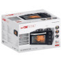 Clatronic® Mini-four avec plaques de cuisson et broche tournante | cuisson et rôtissage simultanés | mini-four à convection de 2