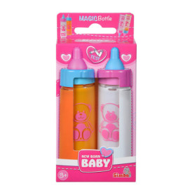 Simba Sleep New Born Baby Bouteille Magique avec Contenu disparaître 1 x Lait et 1 x jus 12 cm 105560011