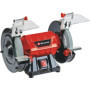 Einhell Touret à meuler TC-BG 150 (puissance de 150 W, pour les petites et grandes réparations) Livré avec meule de dégrossissag