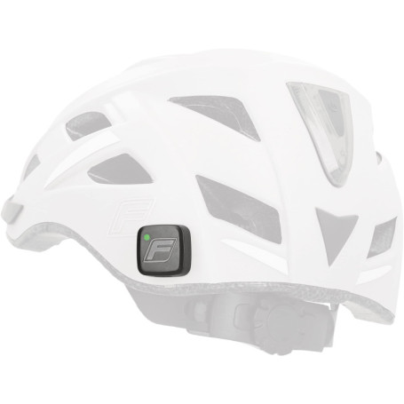 FISCHER Find.U Détecteur de Chute 2,5 x 2,5 cm avec Chargeur USB LED et LED d'état en Plastique avec Batterie Lithium-ION et Fix