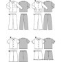 Burda B9747 Patron de Couture Pyjama 19 x 13 cm