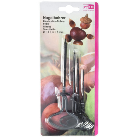 efco 1801810 Vrille Foret à métal pour Perceuse, Ongles, 20,7 x 9 x 2 cm, Noir