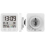 Horloge de salle de bains numérique avec thermomètre/hygromètre [Infactory]