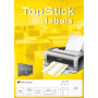 TopStick - Pochette de 2400 étiquettes d'adressage autocollantes (70 x 36 mm) Personnalisables et imprimables, Impression laser 