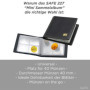 SAFE 227 Mini classeur pour 40 pièces de monnaies 38 mm I classeur pièces euros | classeur de pièces de collection visible recto