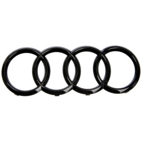 Audi 4M0071801 Ringe Zeichen Kühlergrill Black Edition Emblem Blackline Logo schwarz