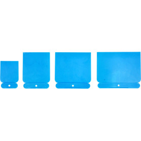 BRLLIANT TOOLS Japanspachtel-Satz, Kunststoff, 4-TLG. [Powered by Brilliant BT101935 Jeu de 4 spatules japonaises en Plastique [