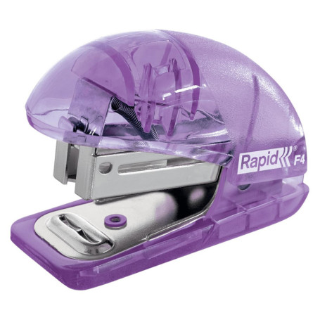 Esselte Rapid - Mini Agrafeuse, Rechargeable par le Haut, Capacité 10 Feuilles, Ôte-Agrafe Intégré, Maison / Bureau / École, Agr