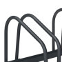 Relaxdays Râtelier pour 3 vélos, Roues de Largeur 60 mm Max., Porte-vélos en métal, Anthracite