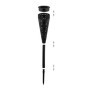 Relaxdays Lampe Solaire pour extérieur, Set de 8, Originale, Ressemble à Une Torche, avec Piquet, HD : 41x7 cm, Noire