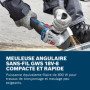 Bosch Professional 18V System meuleuse angulaire sans-fil GWS 18V-8 (diamètre de disque 125 mm)