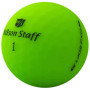 lbc-sports Wilson Staff Dx2 / Duo Soft Optix Balles de Golf - Lot de 24 - AAAAA – Selection Premium – Vert – Finition Mat – Lake