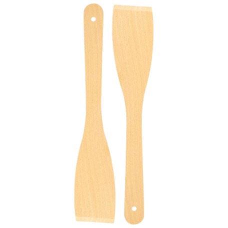 teemando® 2 spatules de 30 cm, un produit naturel en bois de hêtre