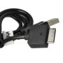 vhbw Câble USB compatible avec Sony Playstation Portable Go PSP-N1003, PSP-N1004 console - câble de données 2 en 1 / chargement 