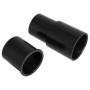 vhbw 2x Adaptateur d'aspirateur pour buse d'aspirateur, tube d'aspirateur/poignée avec connexion 32 et 35 mm - noir, plastique