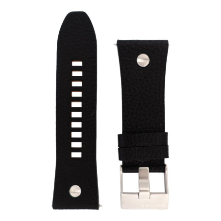 Diesel Montres pour Hommes 28mm, Cuir Noir, Bande de Rechange Originale pour DZ7313