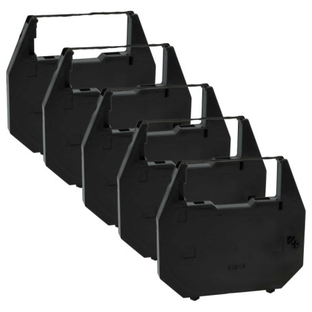 vhbw 5x Ruban encreur compatible avec Swintec 600, PWP 1000, 2640, 3500, 3200, 2600, 640, 3800 imprimante matricielle ou de reçu