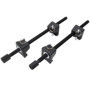 HASKYY Compresseur de jambe de force - 380 mm - Universel - Avec broches de sécurité - Pour voiture - Abaissement des amortisseu