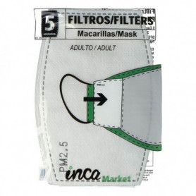 Filtres à masque Market PM2.5 Inca Adultes (5 pcs) 12,99 €