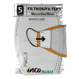 Filtres à masque Market PM2.5 Inca Enfant (5 pcs) 12,99 €