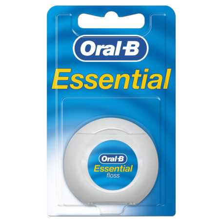 Oral-B Fil dentaire ciré Essentialfloss 50M (Lot de 6 )