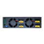 FANTEC MR-SA1041 Backplane (pour 4 disques durs SAS + SATA ou SDD de 2,5" (6,35 cm) pour 1 baie de 5,25" (13,34cm)), bleu/noir