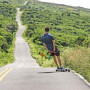 JUCKER HAWAII Longboard Trucks - Essieux de Longboard 180mm - Noir Mat (Deux-pièces)