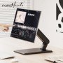 PureMounts Support de Moniteur, pour écran Tactile, 17-32 Pouces, jusqu'à 8 KG d'écran, VESA 75 et 100, Rotation de 360°, réglab