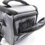vhbw Polyester foto Sacoche Gris pour caméra Canon EOS 100D, 1100D, 1200D, 20D, 350D, 400D, 500D, 50D, 5D Mark II, 5D Mark III