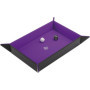 Asmodee - Gamegenic : Piste à dés magnétique Rectangulaire réversible Noir/Violet - Magnetic Dice Tray Rectangular Black/Purple 