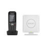 Snom M430 Ensemble TéLéPhone Fixe sans Fil TéLéPhone Snom - Base M400 Et Combiné M30 - Jusqu'à 20 Combinés Et 10 Appels S