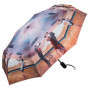 VON LILIENFELD® Parapluie de Poche Pliant Ouverture et Fermeture Automatique Résistant au Vent Mini Légèrement Stable Art Theo M