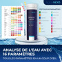 AQUANEXO Lot de 125 bandelettes de test pour eau potable 16 en 1 - Pour mesurer la dureté de l'eau, la dureté de l'eau, la valeu