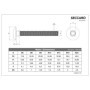 SECCARO Lot de 20 boulons de carrosserie M5 x 16 mm en acier inoxydable V2A VA A2, DIN 603 / ISO 8677, tête ronde avec collet ca