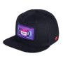 Nebelkind Casquette snapback homme femme VHS bleu foncé taille unique taille réglable unisexe casquette de baseball cassette str
