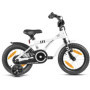 PROMETHEUS BICYCLES Velo Enfant 4 Ans - vélo Fille 14 Pouces a Roulette pour 3 a 5 Ans - Petite Princesse en Blanc