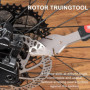 BIKE HAND Rotor Fourche de centrage – Outil de rotor professionnel pour l'alignement des freins à disque – Outil de réglage du r