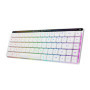 ASUS ROG Falchion RX Low Profile Clavier Mécanique sans Fil, Moonlight White - Layout Italien