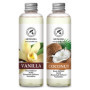 Recharge pour Diffuseur de Vanille 200ml - Parfum de la Noix de Coco 200ml - Diffuseur Parfum Maison - Parfum Frais et de Longue