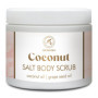Gommage pour le Сorps noix de Coco 500 g - Gommage au Sel pour le Сorps - Gommage Corporel à Huile de Coco et à Huile de Pépins 