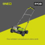Ryobi - Scarificateur 36V (Alimentation simultanée par 2 Batteries 18V One+™) - Brushless/Moteur sans charbons - Ø 35 cm - Roule