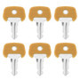 EMSea 6pcs 701 Clés d'allumage 701/28520480 Compatible avec Jungheinrich Chariot Élévateur Transpalette Équipement Lourd Accesso