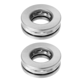 YINETTECH 2 Pièces Roulements à Billes de Butée 51203 avec Rondelles Alésage de 17 Mm Diamètre Extérieur de 35 Mm Épaisseur de 1
