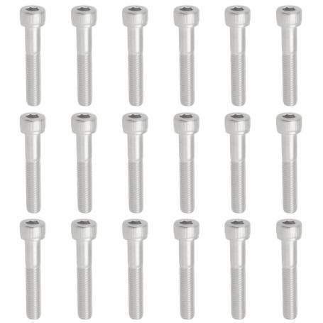 YINETTECH Lot de 15 Boulons à Tête Creuse pour Tige de Selle de Vélo M8 X 45mm en Acier Inoxydable 304 A2 Résistant à La Corrosi