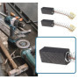 VGOL 2 Paires de Balais de Charbon Moteur Compatible avec Hitachi Compatible avec Makita Compatible avec Milwaukee Compatible av